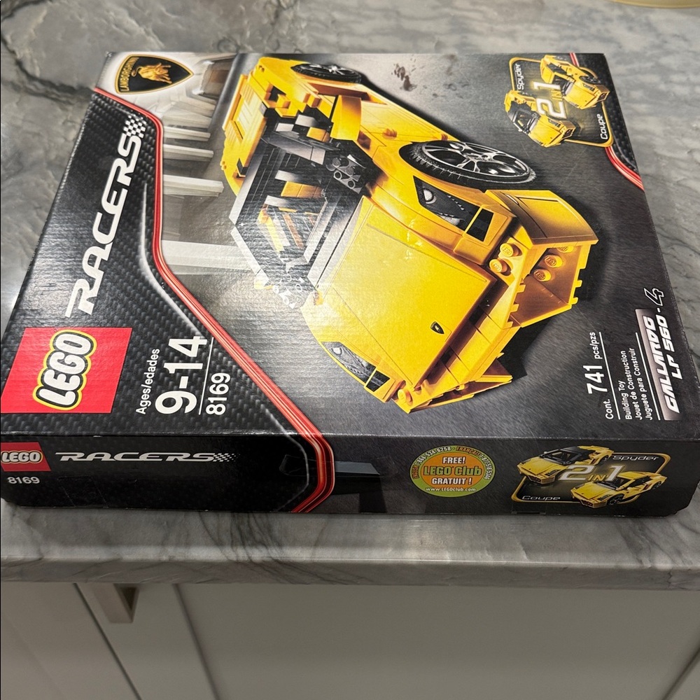 LEGO Lamborghini Racers Yellow Sports Coupe Set - Picture 3 of 7